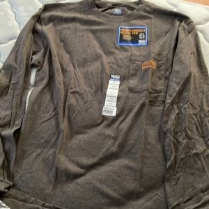 Mens long sleeve wicking work shirt medium